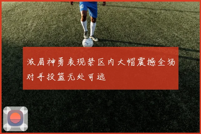 浓眉神勇表现禁区内大帽震撼全场对手投篮无处可逃